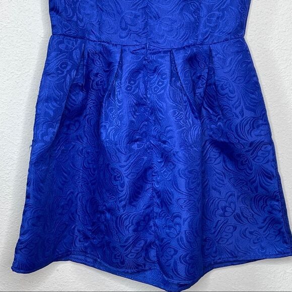 Designer Dress Blue - Picture 6 of 8